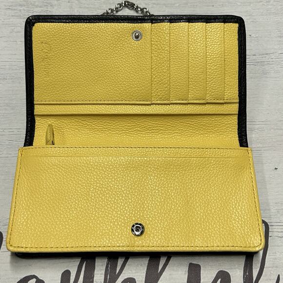 Brighton LOVE GROOVE Crossbody Wallet Bag Multicolor Leather Slim Purse - Picture 7 of 12